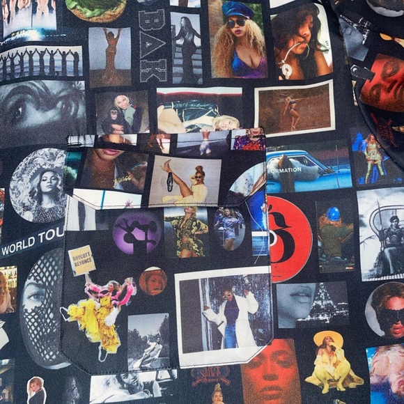 One size fits all Beyoncé button down short sleeve. - Picture 4 of 5